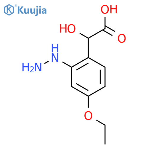 4-Ethoxy-2-hydrazinylmandelic acid structure