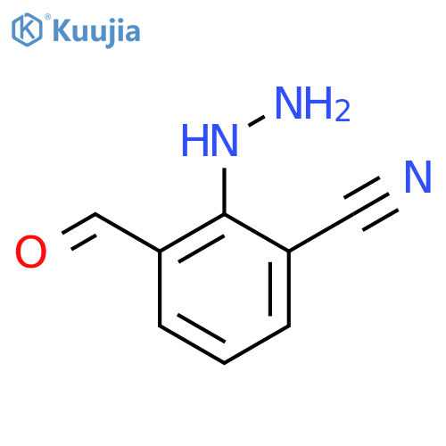 2-Cyano-6-formylphenylhydrazine structure