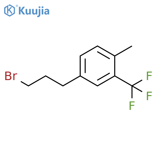 5-(3-Bromopropyl)-2-methylbenzotrifluoride structure