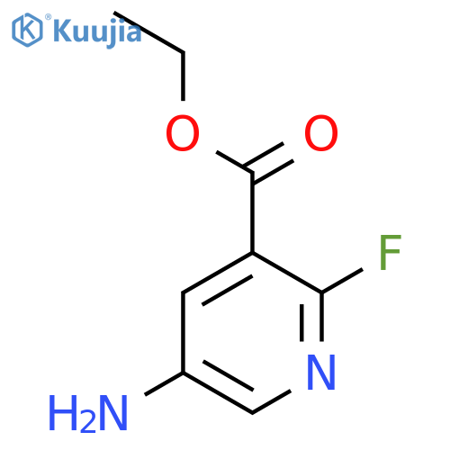 Ethyl 5-amino-2-fluoronicotinate structure