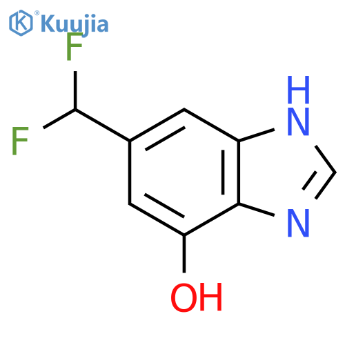 5-Difluoromethyl-7-hydroxy-1H-benzimidazole structure