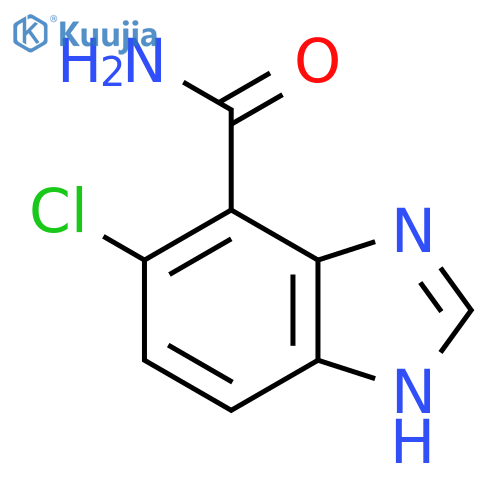 5-Chloro-1H-benzimidazole-4-carboxamide structure
