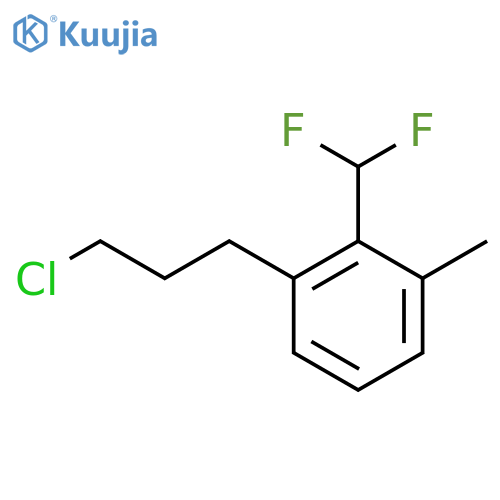 3-(3-Chloropropyl)-2-(difluoromethyl)toluene structure