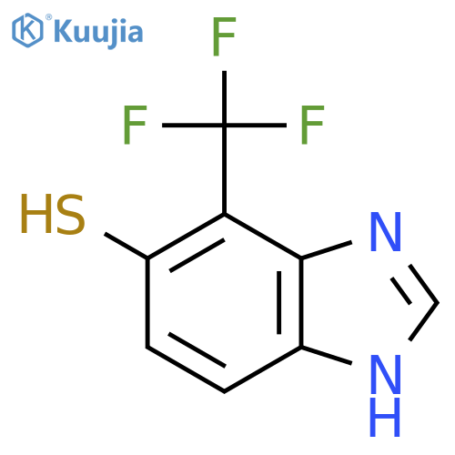 5-Mercapto-4-trifluoromethyl-1H-benzimidazole structure