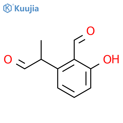 2-Formyl-3-hydroxyphenylpropanal structure