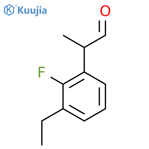 3-Ethyl-2-fluorophenylpropanal structure