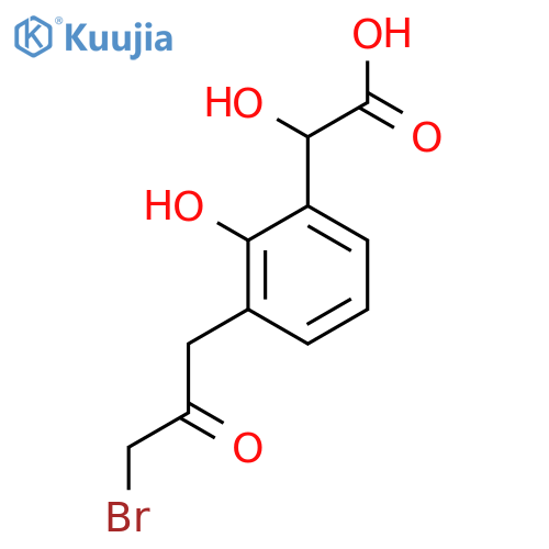 3-(3-Bromo-2-oxopropyl)-2-hydroxymandelic acid structure