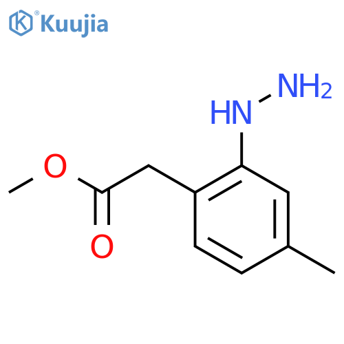 Methyl 2-hydrazinyl-4-methylphenylacetate structure
