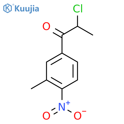 5-(2-Chloropropanoyl)-2-nitrotoluene structure