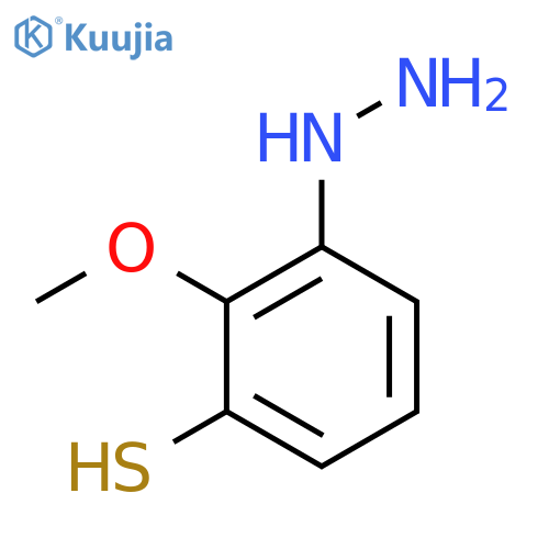 3-Mercapto-2-methoxyphenylhydrazine structure