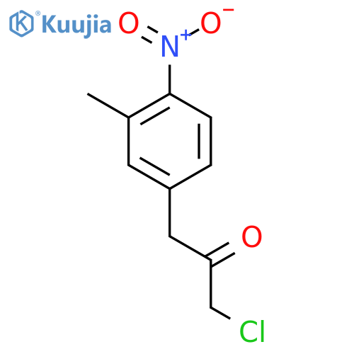 5-(3-Chloro-2-oxopropyl)-2-nitrotoluene structure