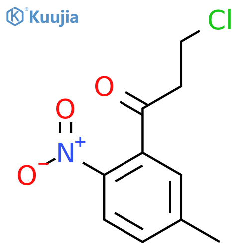 3-(3-Chloropropanoyl)-4-nitrotoluene structure