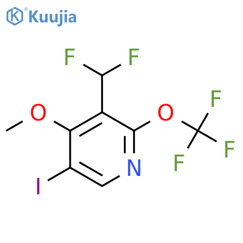 3-(Difluoromethyl)-5-iodo-4-methoxy-2-(trifluoromethoxy)pyridine structure