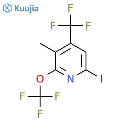 6-Iodo-3-methyl-2-(trifluoromethoxy)-4-(trifluoromethyl)pyridine structure