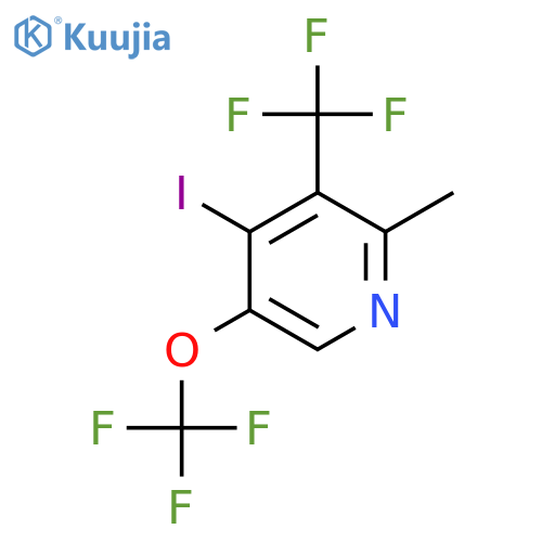 4-Iodo-2-methyl-5-(trifluoromethoxy)-3-(trifluoromethyl)pyridine structure