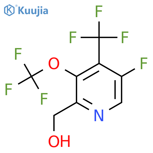 5-Fluoro-3-(trifluoromethoxy)-4-(trifluoromethyl)pyridine-2-methanol structure