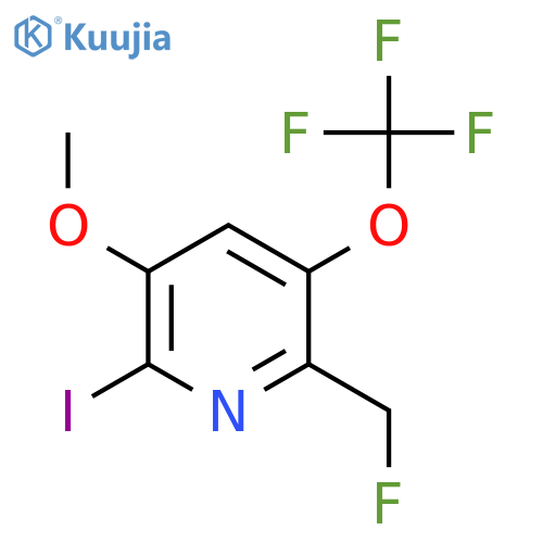 2-(Fluoromethyl)-6-iodo-5-methoxy-3-(trifluoromethoxy)pyridine structure