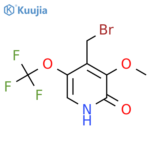 4-(Bromomethyl)-2-hydroxy-3-methoxy-5-(trifluoromethoxy)pyridine structure