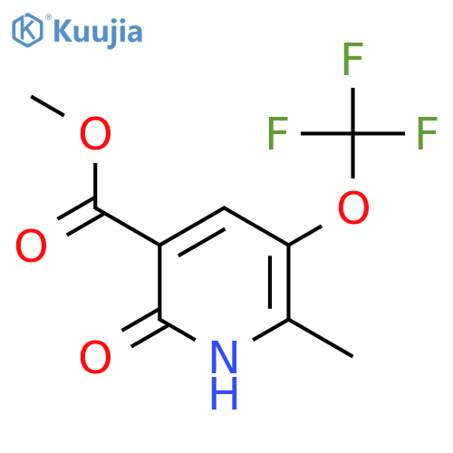 Methyl 2-hydroxy-6-methyl-5-(trifluoromethoxy)pyridine-3-carboxylate structure