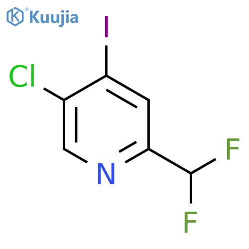 5-Chloro-2-(difluoromethyl)-4-iodopyridine structure