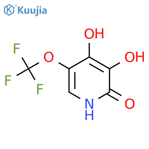 5-(Trifluoromethoxy)-2,3,4-trihydroxypyridine structure