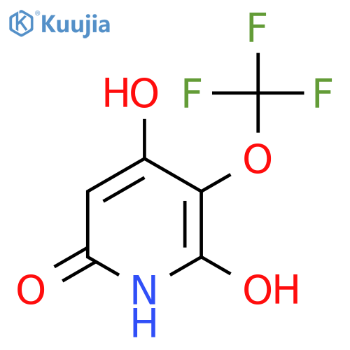 3-(Trifluoromethoxy)-2,4,6-trihydroxypyridine structure