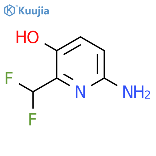 6-Amino-2-(difluoromethyl)-3-hydroxypyridine structure