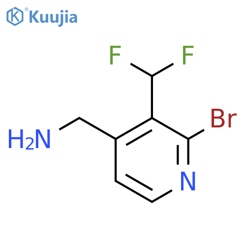 4-(Aminomethyl)-2-bromo-3-(difluoromethyl)pyridine structure