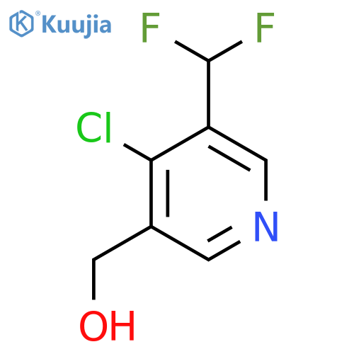 4-Chloro-3-(difluoromethyl)pyridine-5-methanol structure
