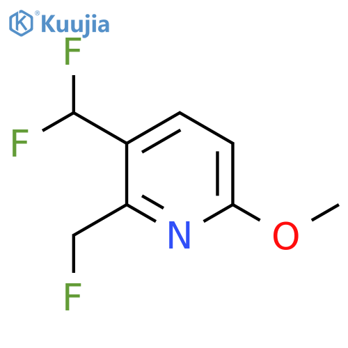 3-(Difluoromethyl)-2-(fluoromethyl)-6-methoxypyridine structure