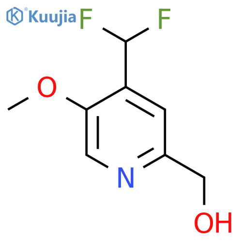 4-(Difluoromethyl)-5-methoxypyridine-2-methanol structure
