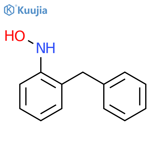 Benzenamine, N-hydroxy-2-(phenylmethyl)- structure