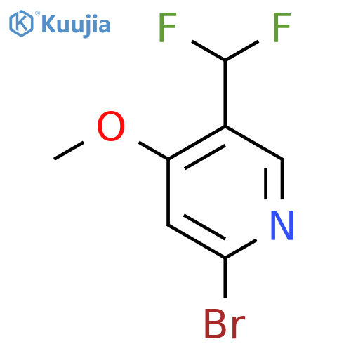 2-Bromo-5-(difluoromethyl)-4-methoxypyridine structure