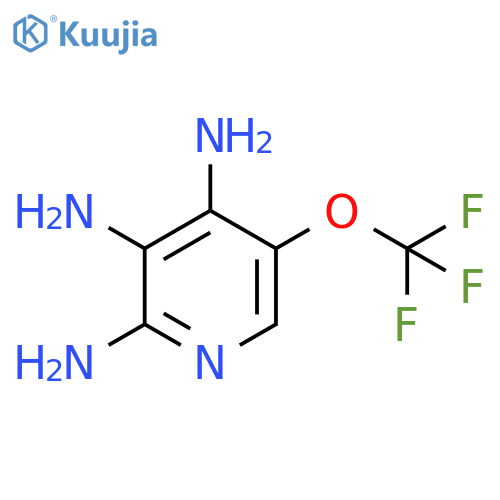 2,3,4-Triamino-5-(trifluoromethoxy)pyridine structure