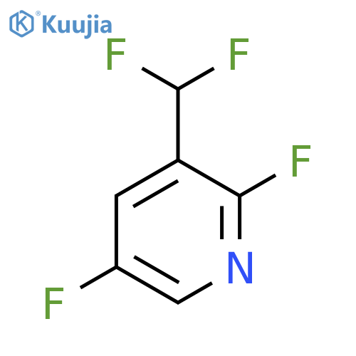 3-(Difluoromethyl)-2,5-difluoropyridine structure