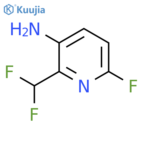 3-Amino-2-(difluoromethyl)-6-fluoropyridine structure
