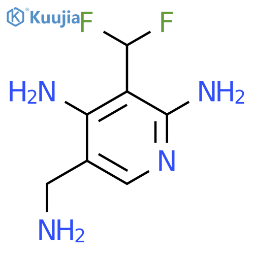 5-(Aminomethyl)-2,4-diamino-3-(difluoromethyl)pyridine structure