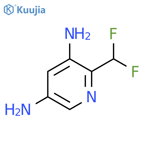 3,5-Diamino-2-(difluoromethyl)pyridine structure
