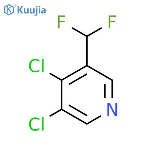3,4-Dichloro-5-(difluoromethyl)pyridine structure