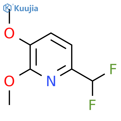 6-(Difluoromethyl)-2,3-dimethoxypyridine structure