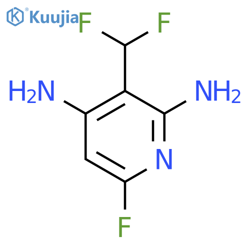 2,4-Diamino-3-(difluoromethyl)-6-fluoropyridine structure