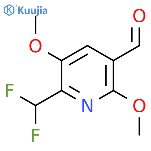 2-(Difluoromethyl)-3,6-dimethoxypyridine-5-carboxaldehyde structure
