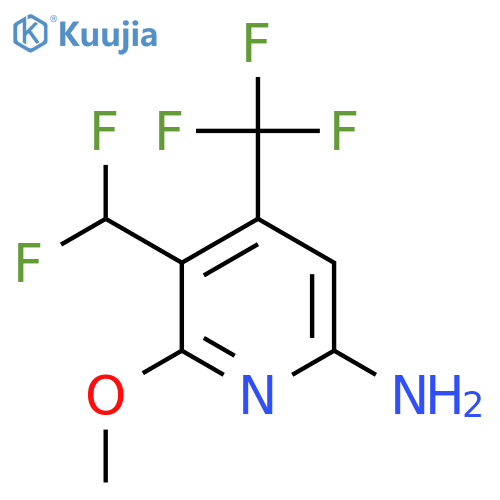 6-Amino-3-(difluoromethyl)-2-methoxy-4-(trifluoromethyl)pyridine structure