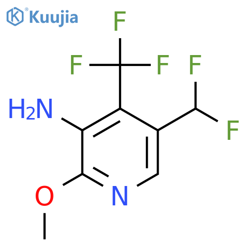 3-Amino-5-(difluoromethyl)-2-methoxy-4-(trifluoromethyl)pyridine structure