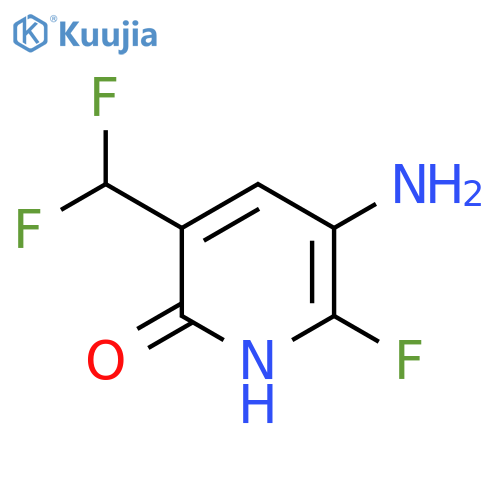 3-Amino-5-(difluoromethyl)-2-fluoro-6-hydroxypyridine structure