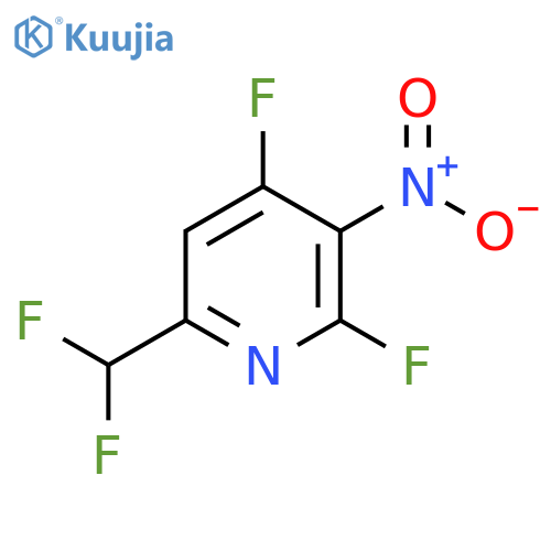 2,4-Difluoro-6-(difluoromethyl)-3-nitropyridine structure