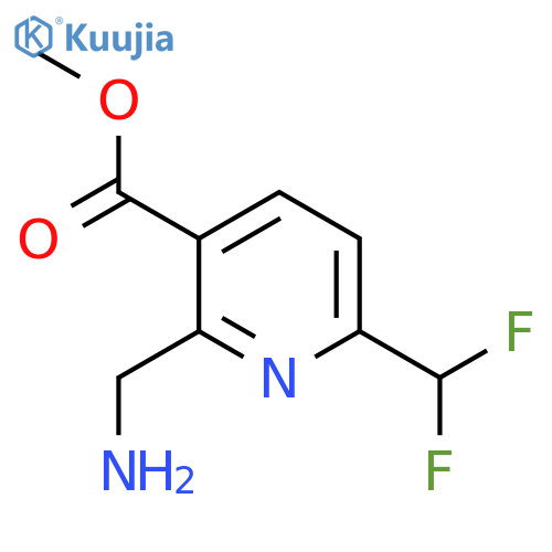 Methyl 2-(aminomethyl)-6-(difluoromethyl)pyridine-3-carboxylate structure