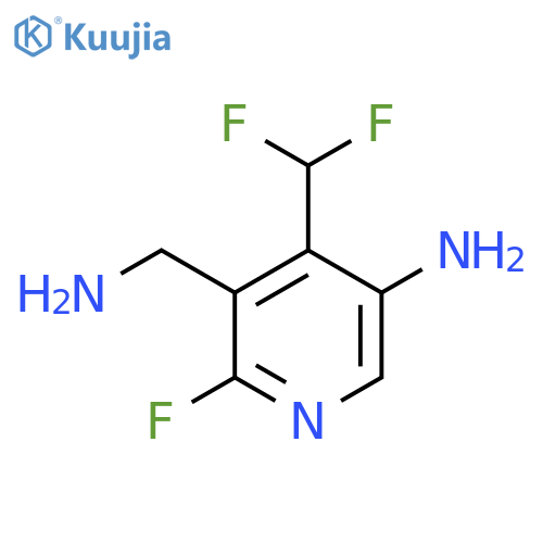 5-Amino-3-(aminomethyl)-4-(difluoromethyl)-2-fluoropyridine structure