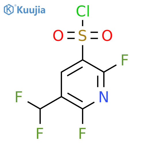 2,6-Difluoro-3-(difluoromethyl)pyridine-5-sulfonyl chloride structure