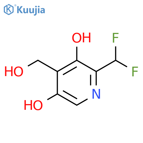 2-(Difluoromethyl)-3,5-dihydroxypyridine-4-methanol structure